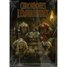 Chroniques Lémuriennes DECLASSE - Ecran, carte Lémurie et livre (jdr Barbarians of Lemuria Mythic en VF)
