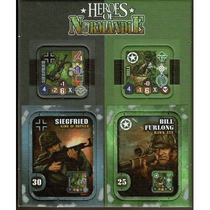 Heroes of Normandie - Extra Heroes (jeu de stratégie & wargame de Devil Pig Games) 001