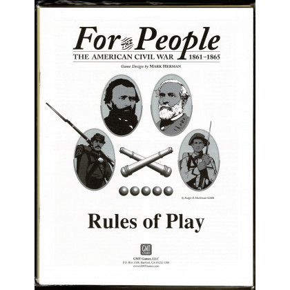 For the People - Carte et livret (wargame ziploc GMT en VO) 002