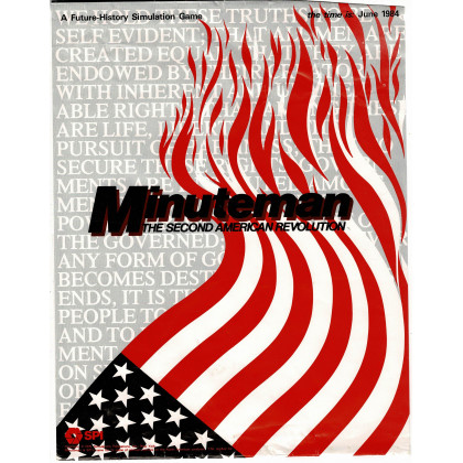 Minuteman - The Second American Revolution (wargame ziplock de SPI en VO) 001