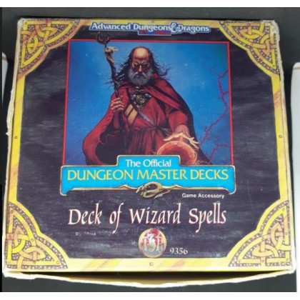 Deck of Wizard Spells - The Official Dungeon Master Decks (jdr AD&D 2 en VO) 001
