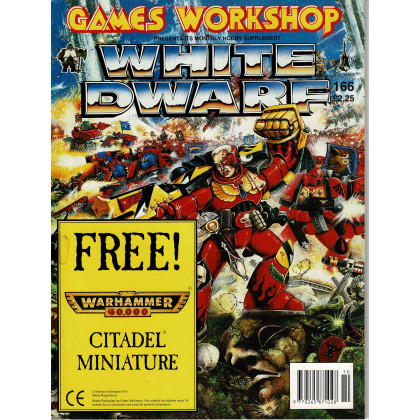 White Dwarf N° 166 (magazine de jeux de figurines Games Workshop en VO) 001