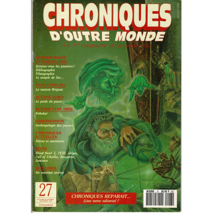 Chroniques d'Outre Monde N° 27 (Le 1er magazine de jeux de rôle) 002