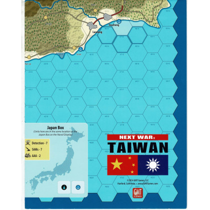 Next War : Taiwan - Carte (wargame de GMT Games en VO) 001