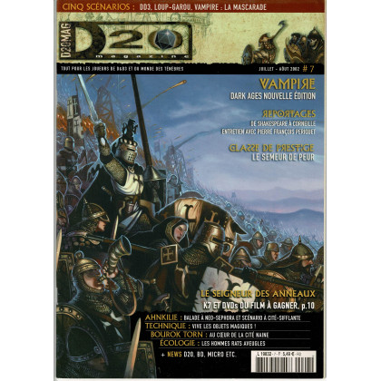 D20 Magazine N° 7 (magazine de jeux de rôles) 003