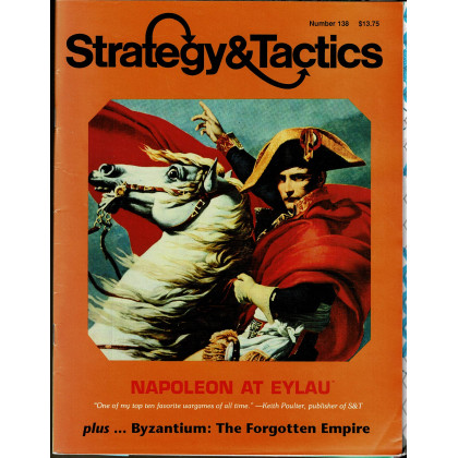 Strategy & Tactics N° 138 - Napoleon at Eylau 1807 (magazine de wargames en VO) 001