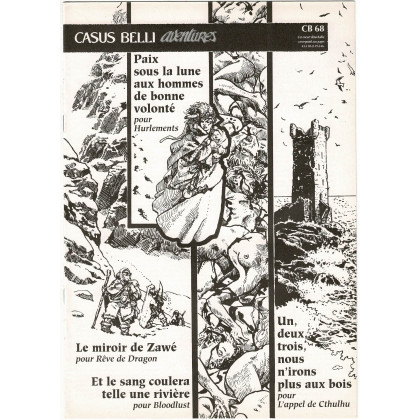 Casus Belli N° 68 - Encart de scénarios (1er magazine des jeux de simulation) 002