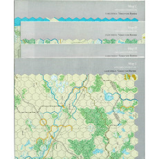 Barbarossa - Army Group Center 1941 - 4 Cartes (wargame GMT en VO)