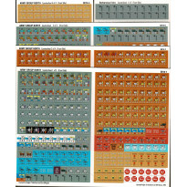 Barbarossa Army Group North 1941 - 5 planches de pions (wargame GMT Games en VO)