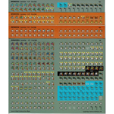 Barbarossa - Army Group Center 1941 - 4 planches de pions (wargame GMT en VO)