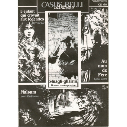 Casus Belli N° 60 - Encart de scénarios (premier magazine des jeux de simulation) 002