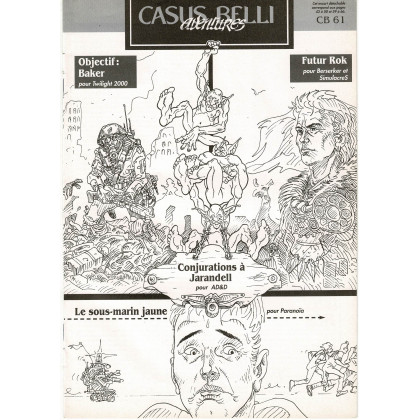 Casus Belli N° 61 - Encart de scénarios (Premier magazine des jeux de simulation) 001