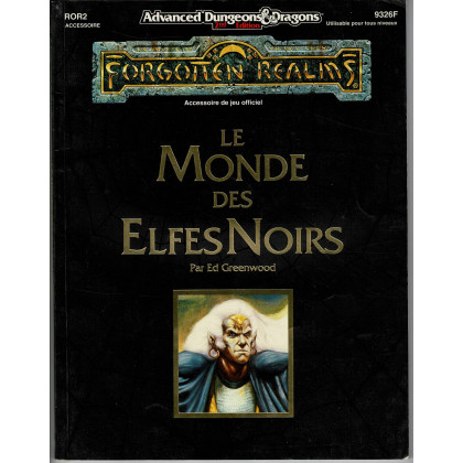 ROR2 Le Monde des Elfes Noirs (jdr AD&D 2 Forgotten Realms en VF) 008
