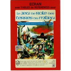 Ecran de jeu et livret de Tables de Références (jdr JRTM en VF)