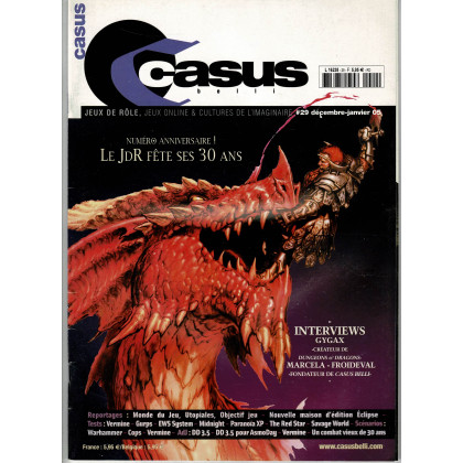 Casus Belli N° 29 (magazine de jeux de rôle 2e édition) 004