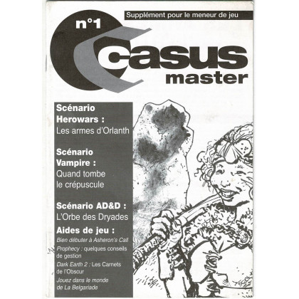Casus Belli N° 1 Deuxième édition - Encart de scénarios (magazine de jeux de rôle) 001