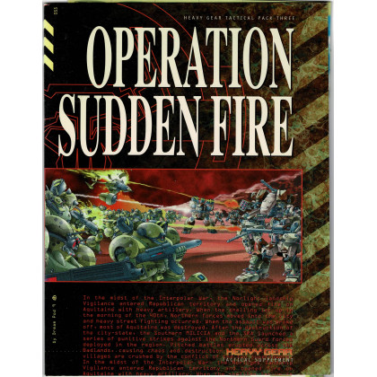 Operation Sudden Fire (jdr Heavy Gear en VO) 001