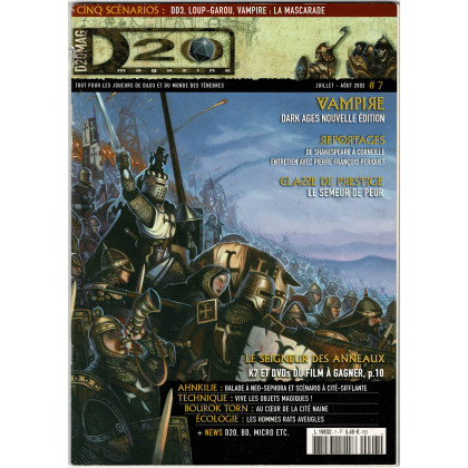 D20 Magazine N° 7 (magazine de jeux de rôles) 004