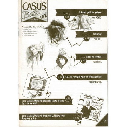 Casus Belli N° 102 - Encart de scénarios (magazine de jeux de rôle) 001
