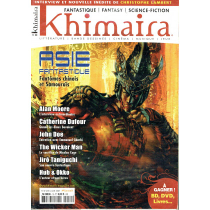 Khimaira N° 10 (magazine Fantastique Fantasy Science-fiction en VF) 001