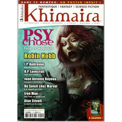 Khimaira N° 14 (magazine Fantastique Fantasy Science-fiction en VF) 001