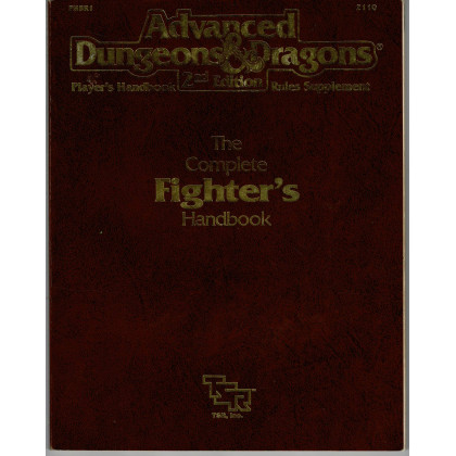 The Complete Fighter's Handbook (jdr AD&D 2e édition VO) 004