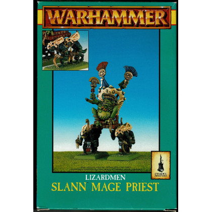 Lizardmen Slann Mage Priest (boîte de figurines Warhammer en VO) 001