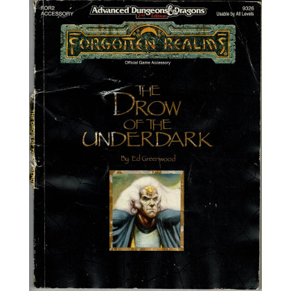 FOR2 The Drow of the Underdark (jdr AD&D 2 - Forgotten Realms en VO) 002