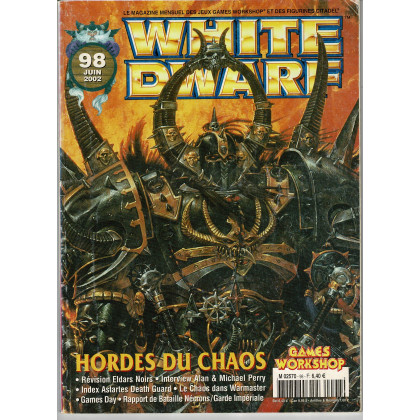 White Dwarf N° 98 (magazine de jeux de figurines Games Workshop en VF) 001
