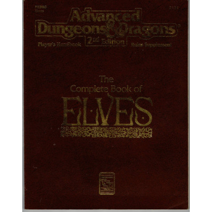 PHBR8 The Complete Book of Elves (jdr AD&D 2e édition en VO) 002