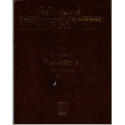 The Complete Paladin's Handbook (jdr AD&D 2e édition VO) 001