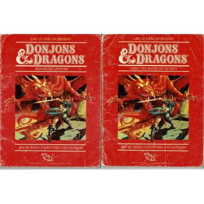 Donjons & Dragons - 2 livrets boîte de base rouge (jdr D&D en VF) 003