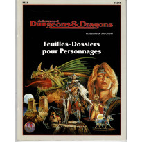 Feuilles-Dossiers pour Personnages (jdr AD&D 2e édition révisée en VF)