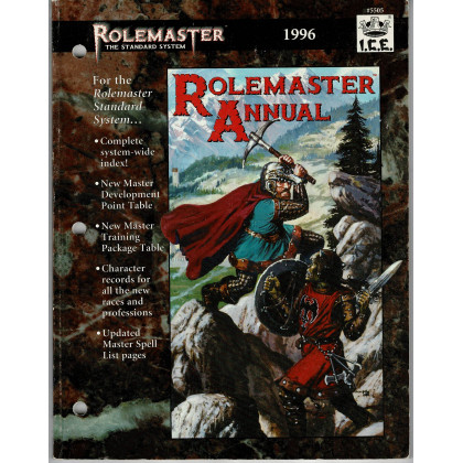 Rolemaster Annual 1996 (jdr d'Iron Crown Enterprises en VO) 001