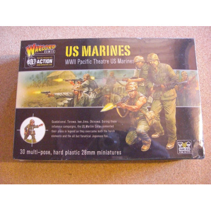 WW2 Pacific Theatre US Marines (boîte figurines Bolt Action en VO) 001