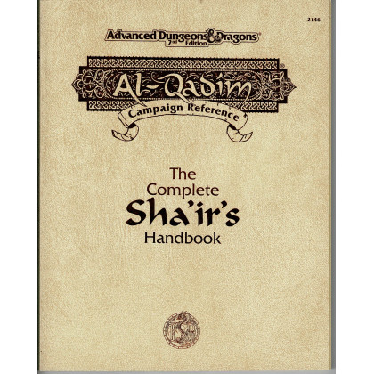 The Complete Sha'ir's Handbook (jdr Al-Qadim - AD&D 2e édition en VO) 001