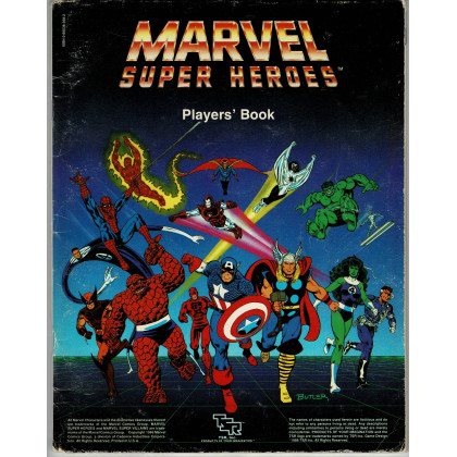 Marvel Super Heroes - Player's Book (jdr de TSR Inc en VO) 001