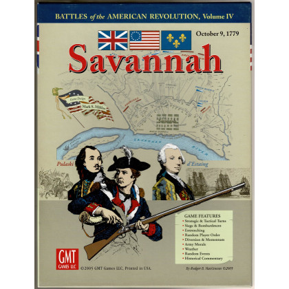 Savannah - October 9, 1779 (wargame de GMT en VO) 001