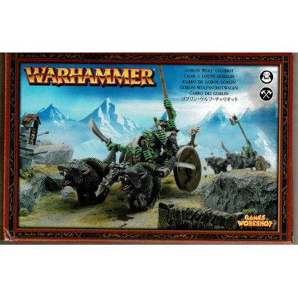 Char à loups Gobelin (boîte de figurines Warhammer en VF) 001
