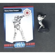 Heavy Clone Trooper (figurine jeu Star Wars Miniatures en VO)
