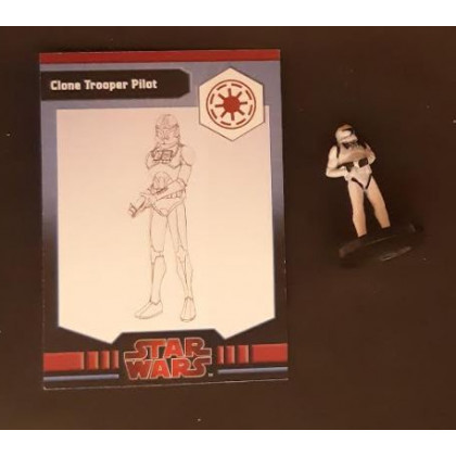 Clone Trooper Pilot (figurine jeu Star Wars Miniatures en VO) 002