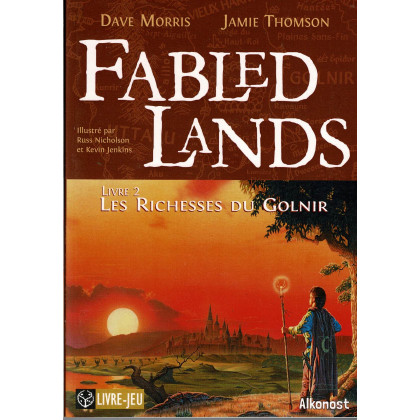 Fabled Lands N° 2 - Les Richesses du Golnir (Un livre dont vous êtes le Héros) 001