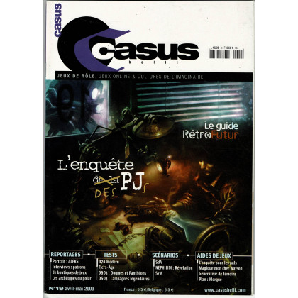 Casus Belli N° 19 (magazine de jeux de rôle 2e édition) 005