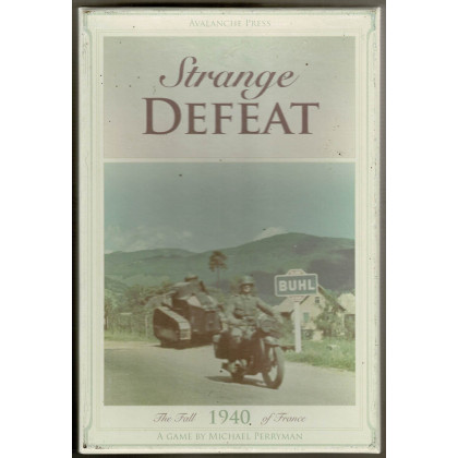 Strange Defeat - The Fall of France 1940 (wargame Avalanche Press en VO) 002