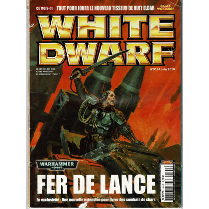 White Dwarf N° 194 (magazine de jeux de figurines Games Workshop en VF) 001