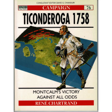 76 - Ticonderoga 1758 (livre Osprey Campaign Series en VO)