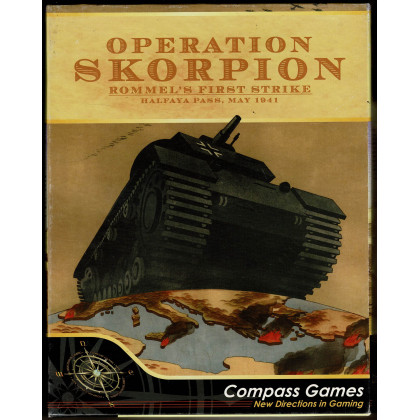 Operation Skorpion - Rommel's First Strike (wargame Compass Games en VO) 001