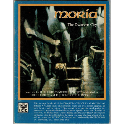 Moria - The Dwarven City (jdr MERP d'Iron Crown Enterprise en VO) 001