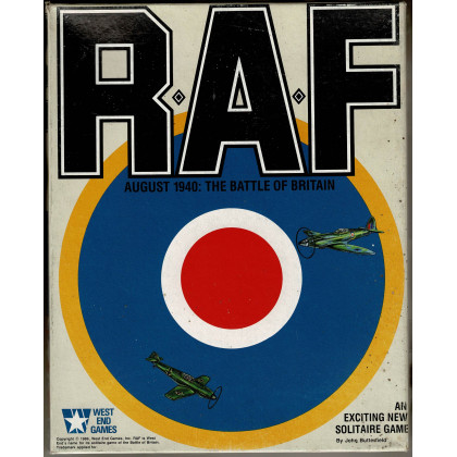 RAF - August 1940 : The Battle of Britain (wargame West End Games en VO) 001