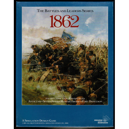 The Battles and Leaders Series - 1862 (wargame de Simulation Design Incorporated en VO) 001